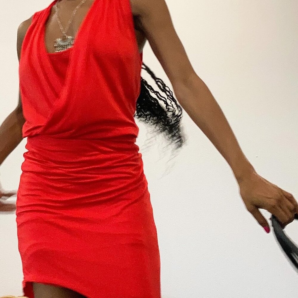 By Sans Souei Red Goddess Dress